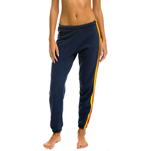 Aviator Nation Pants - 2668 New ~ Aviator Nation ~ Five Stripe Stitch Sweatpants Size M